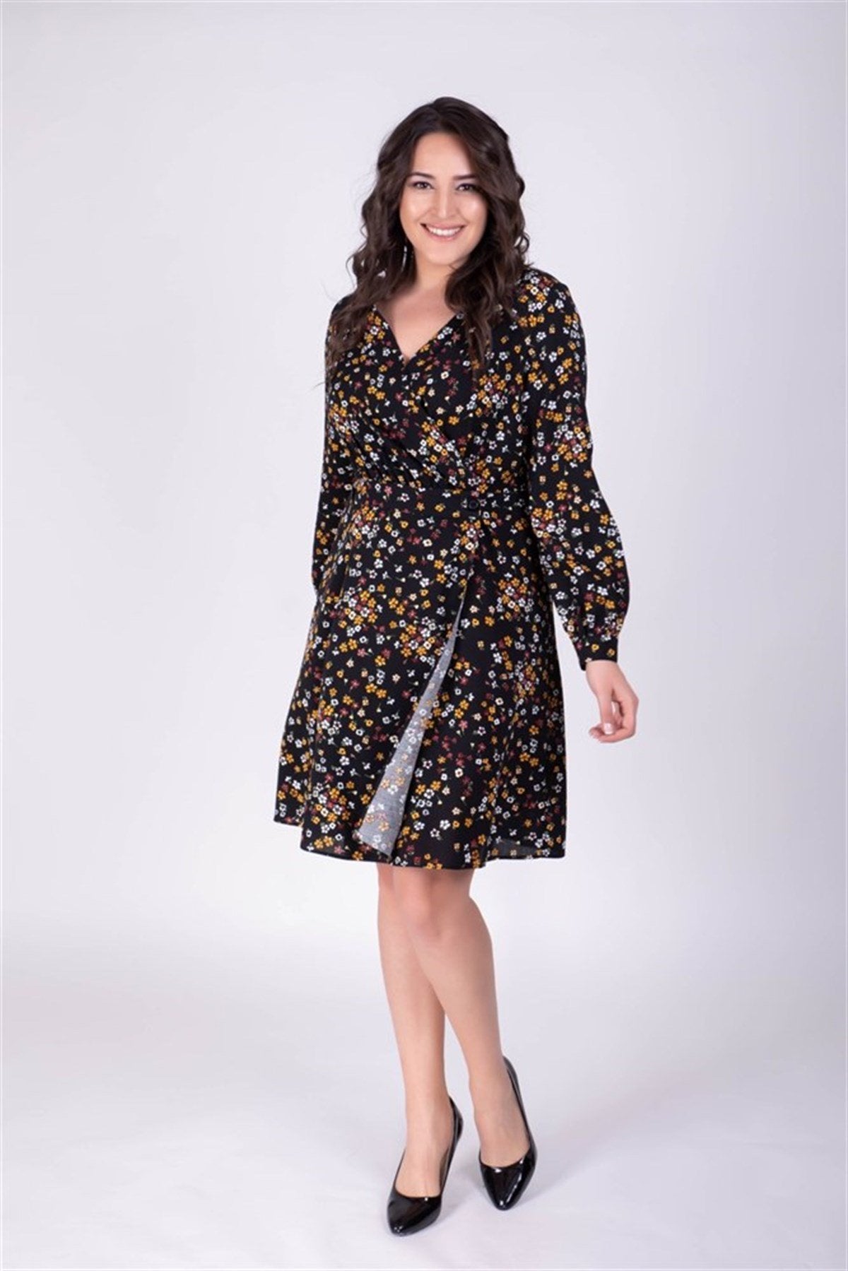 Anvelop Çiçekli Elbise