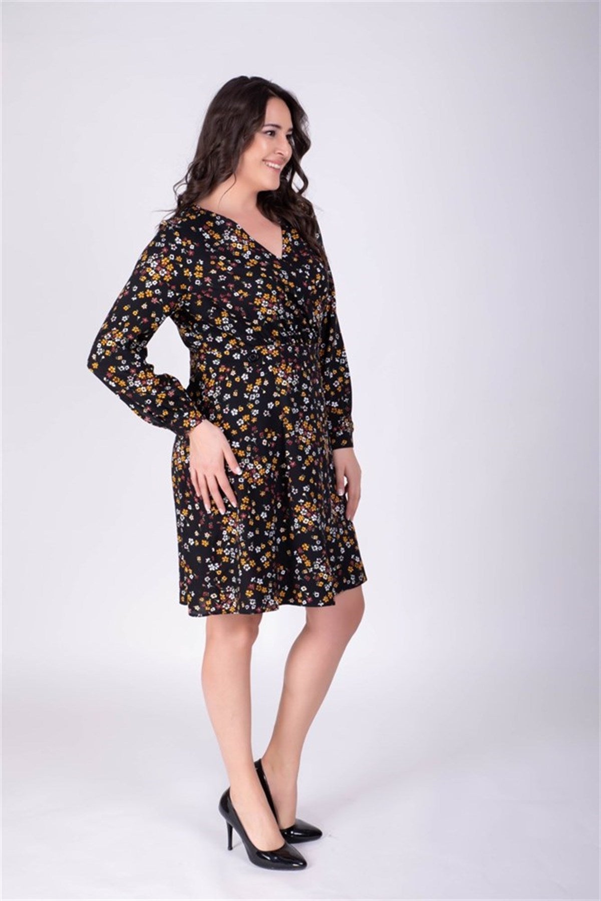 Anvelop Çiçekli Elbise