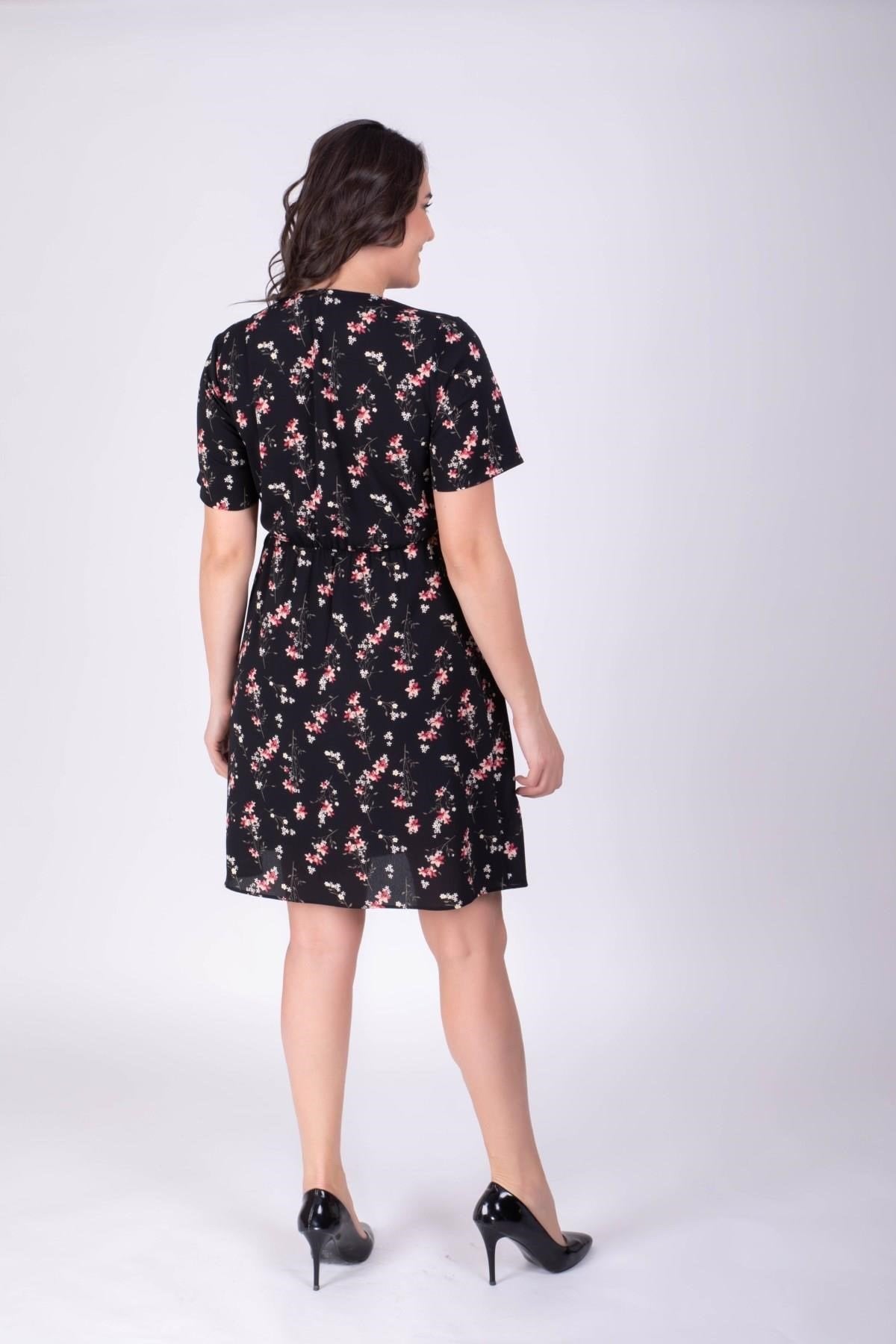 Anvelop Desenli Elbise