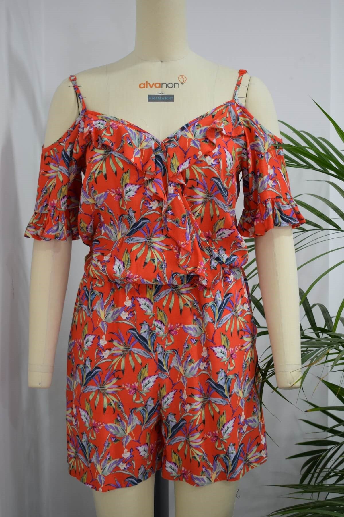 Anvelop Fırfır Detaylı Tulum