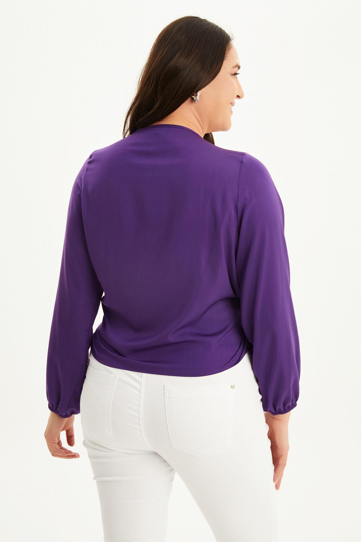 Anvelop Halka Detaylı Bluz