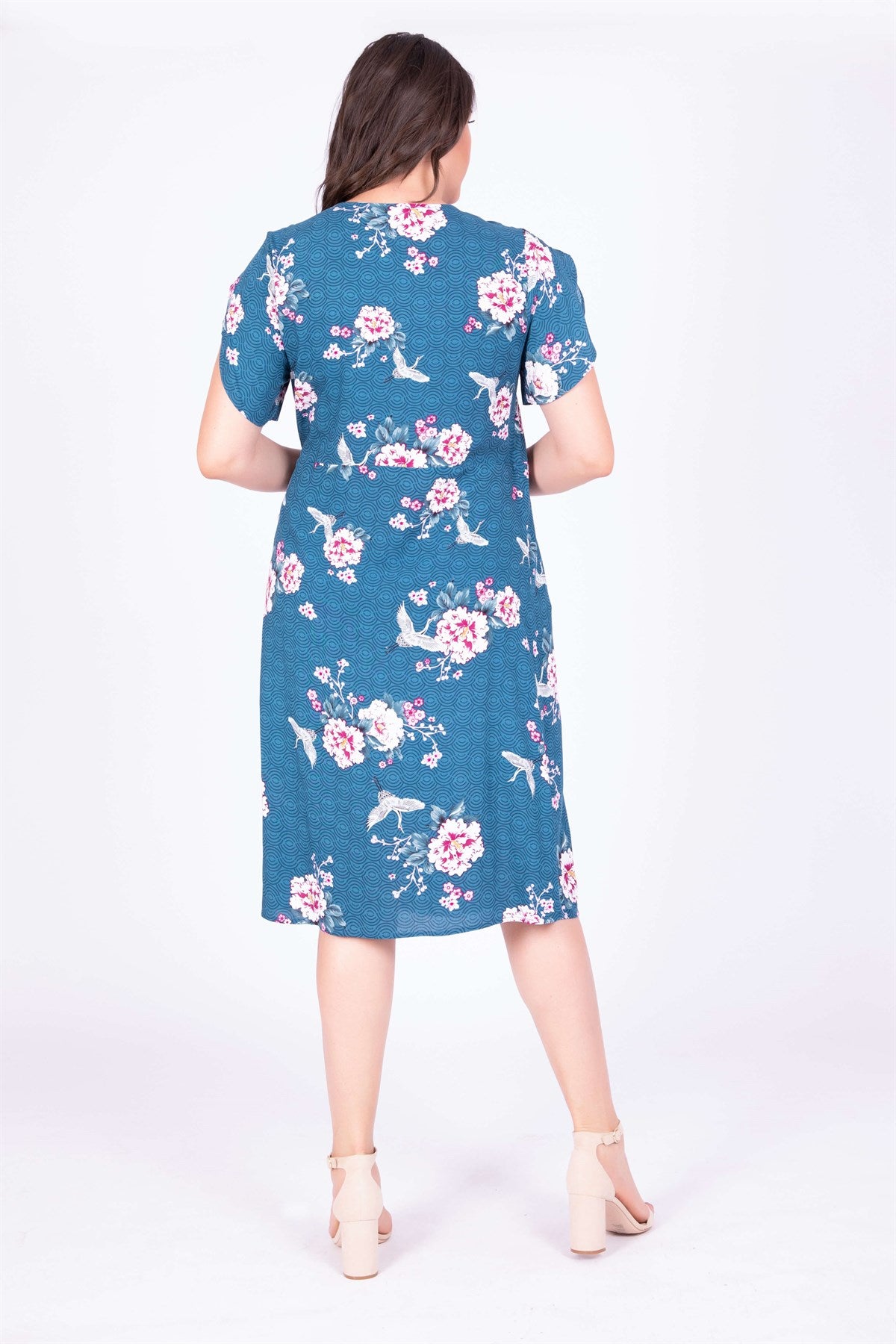 Anvelop Kol Detaylı Elbise