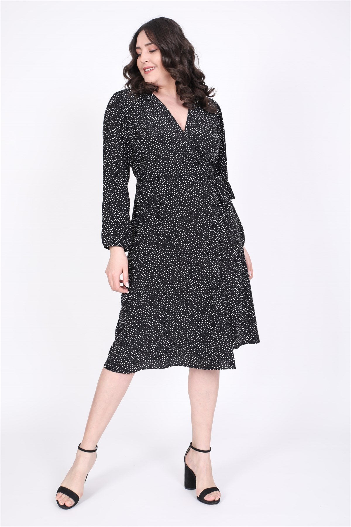 Anvelop Kuşak Detaylı Elbise