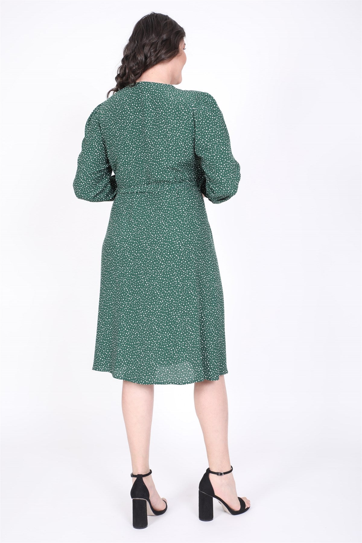 Anvelop Kuşak Detaylı Elbise