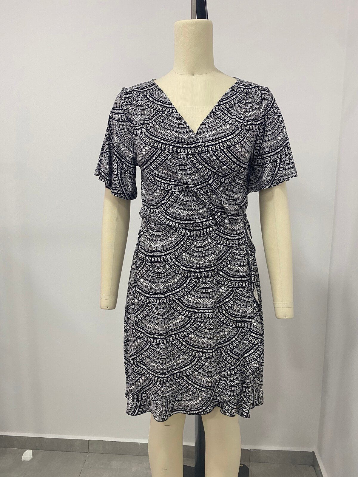 Anvelop Volanlı Elbise