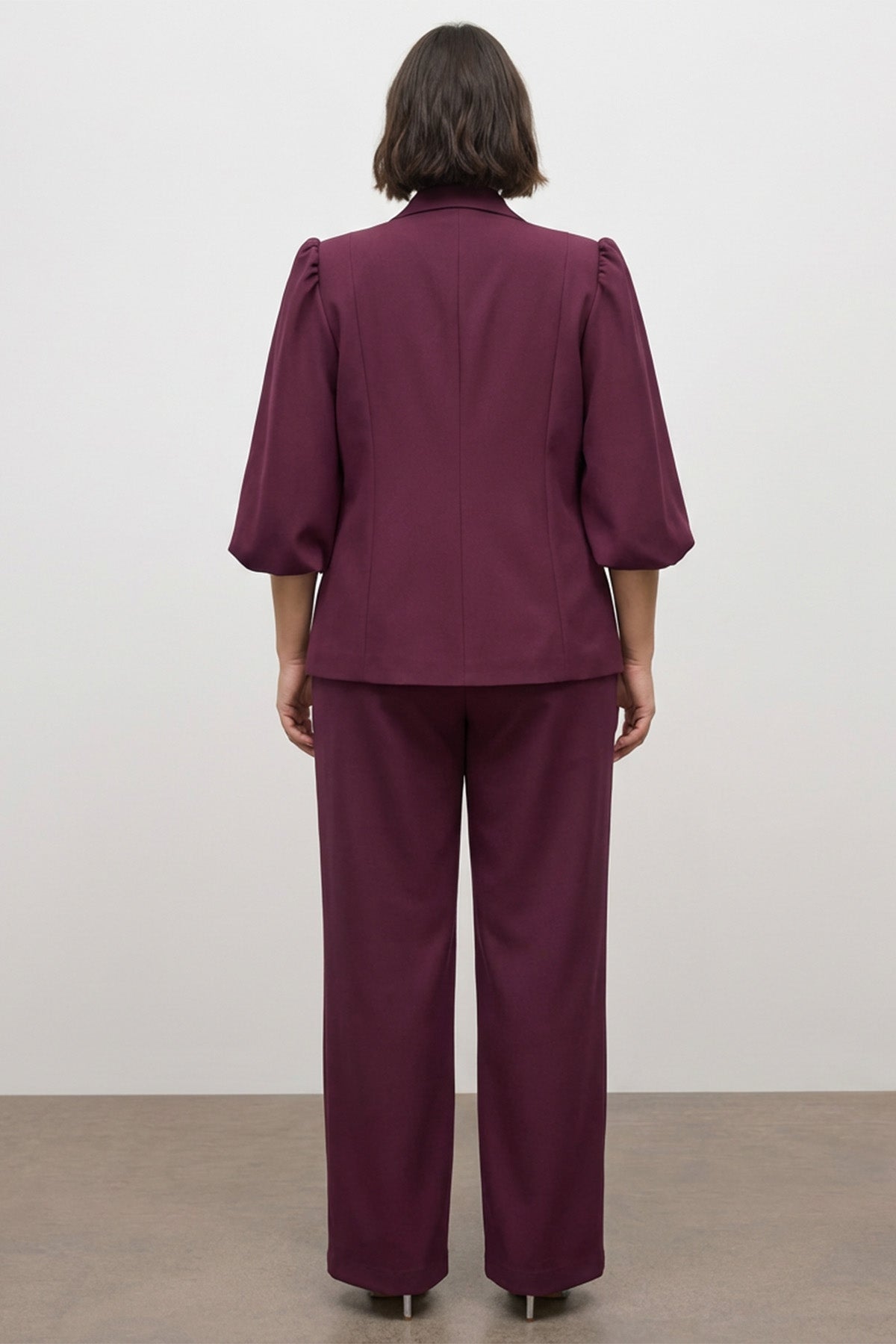 Astarlı Balon Kol Ceket