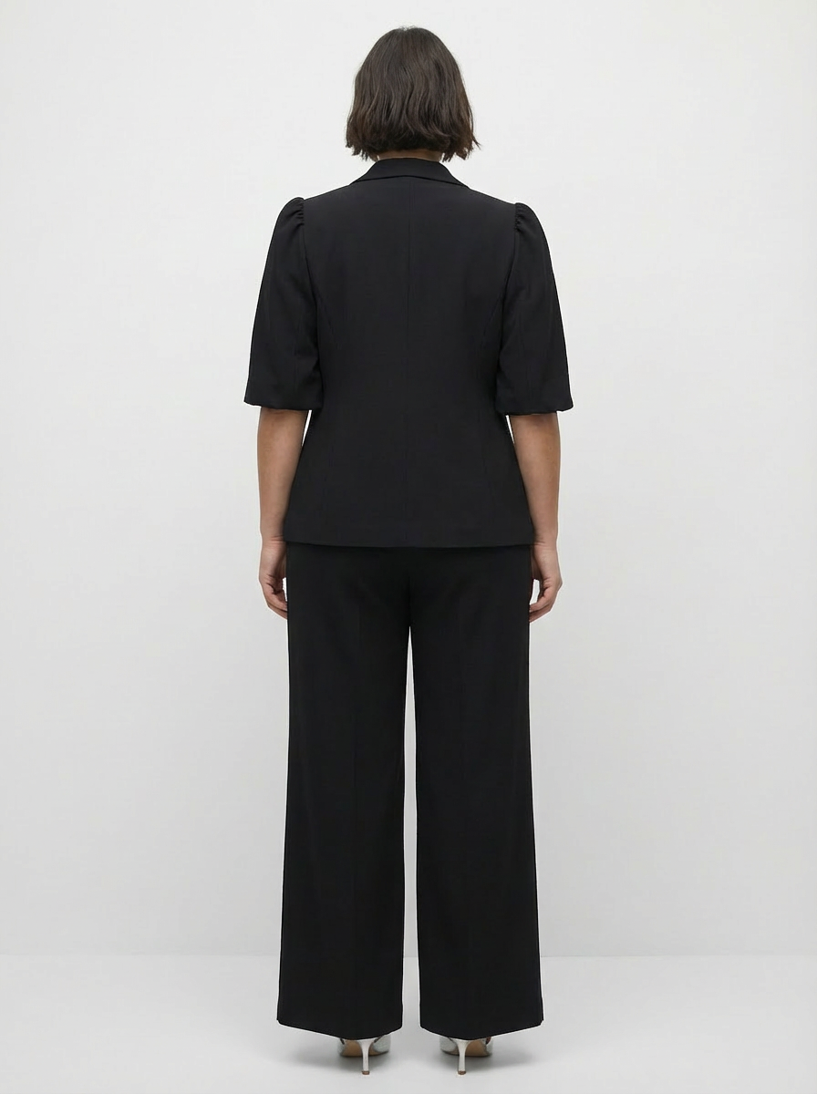 Astarlı Balon Kol Ceket