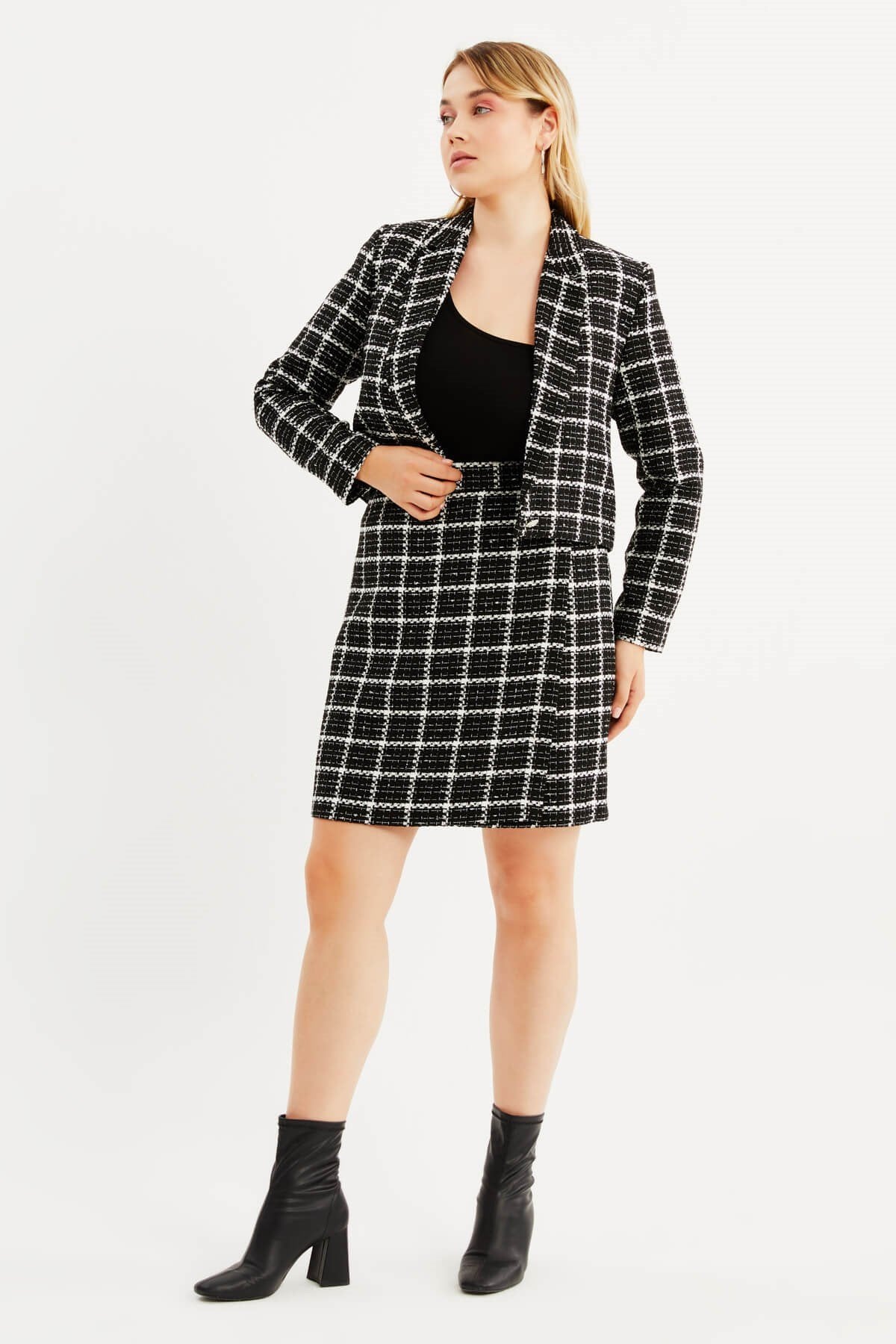 Astarlı Blazer Tüvit Ceket