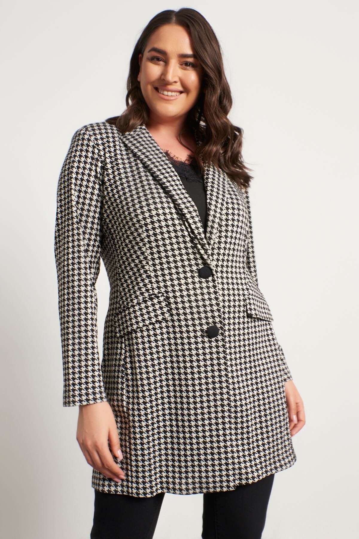 Astarsız Örme Uzun Ceket