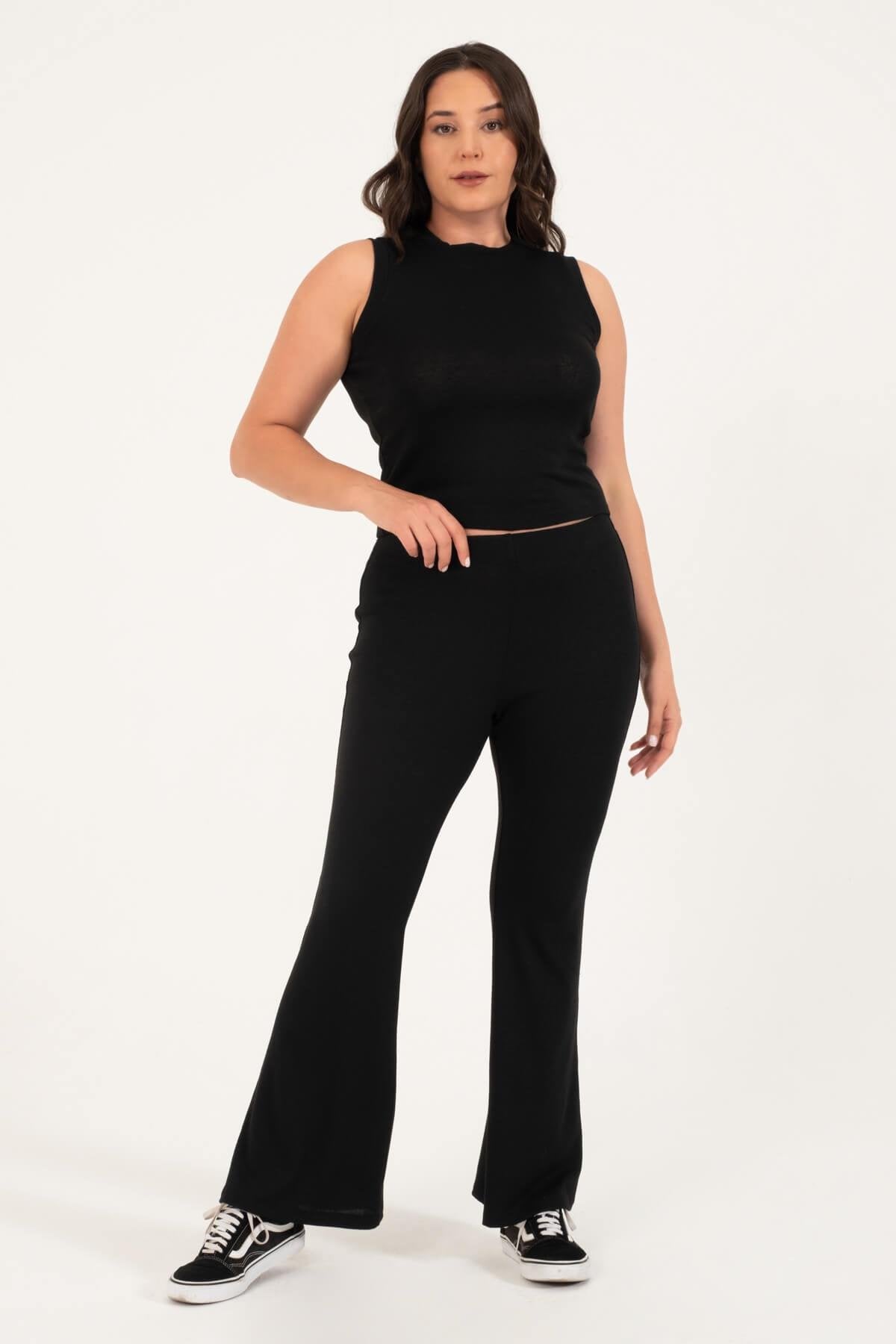 Basic Kolsuz Triko Top