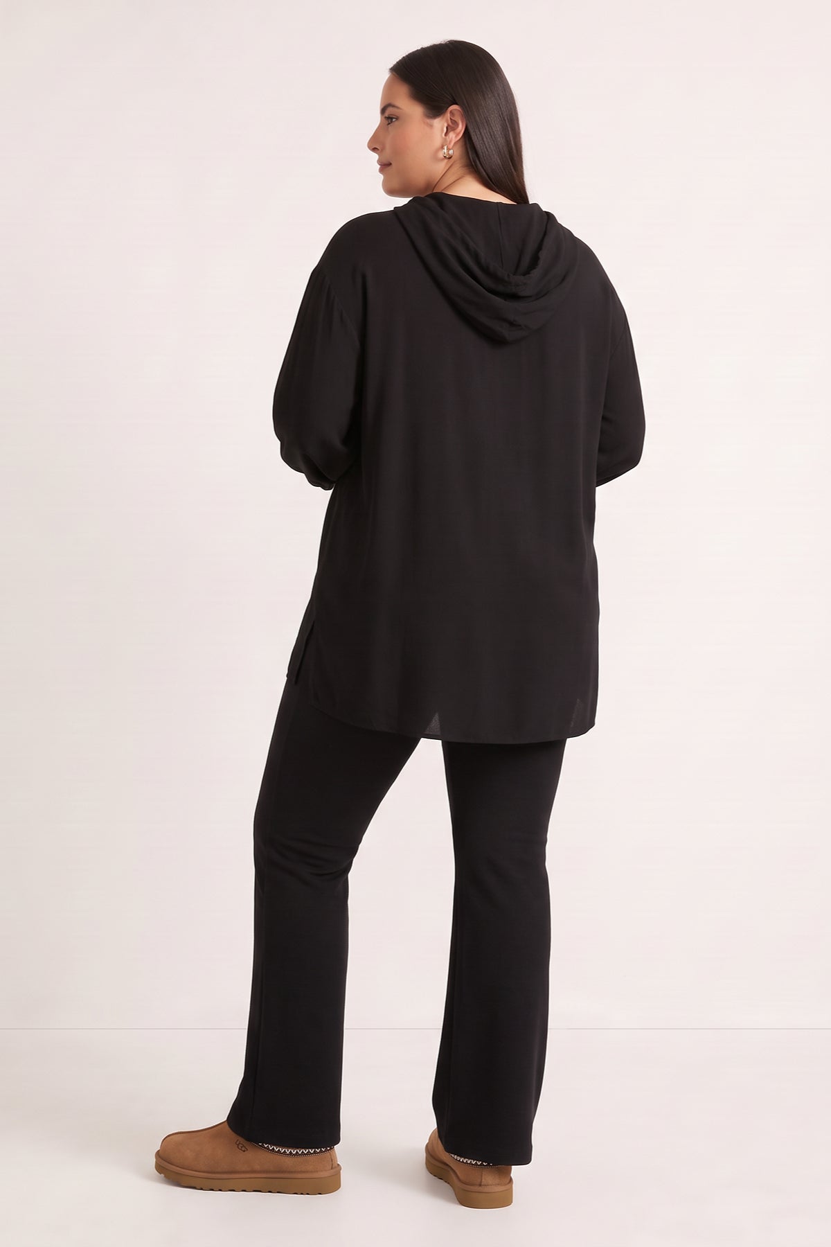 Baskılı Kapüşonlu Sweatshirt