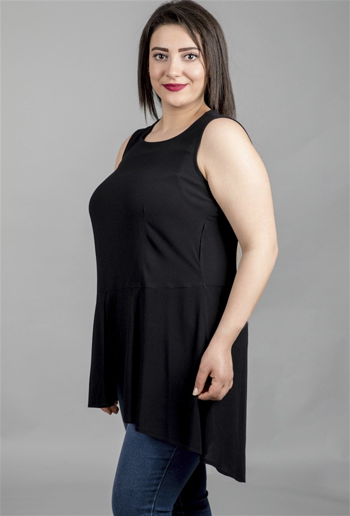 Belden Detaylı Uzun Tunik