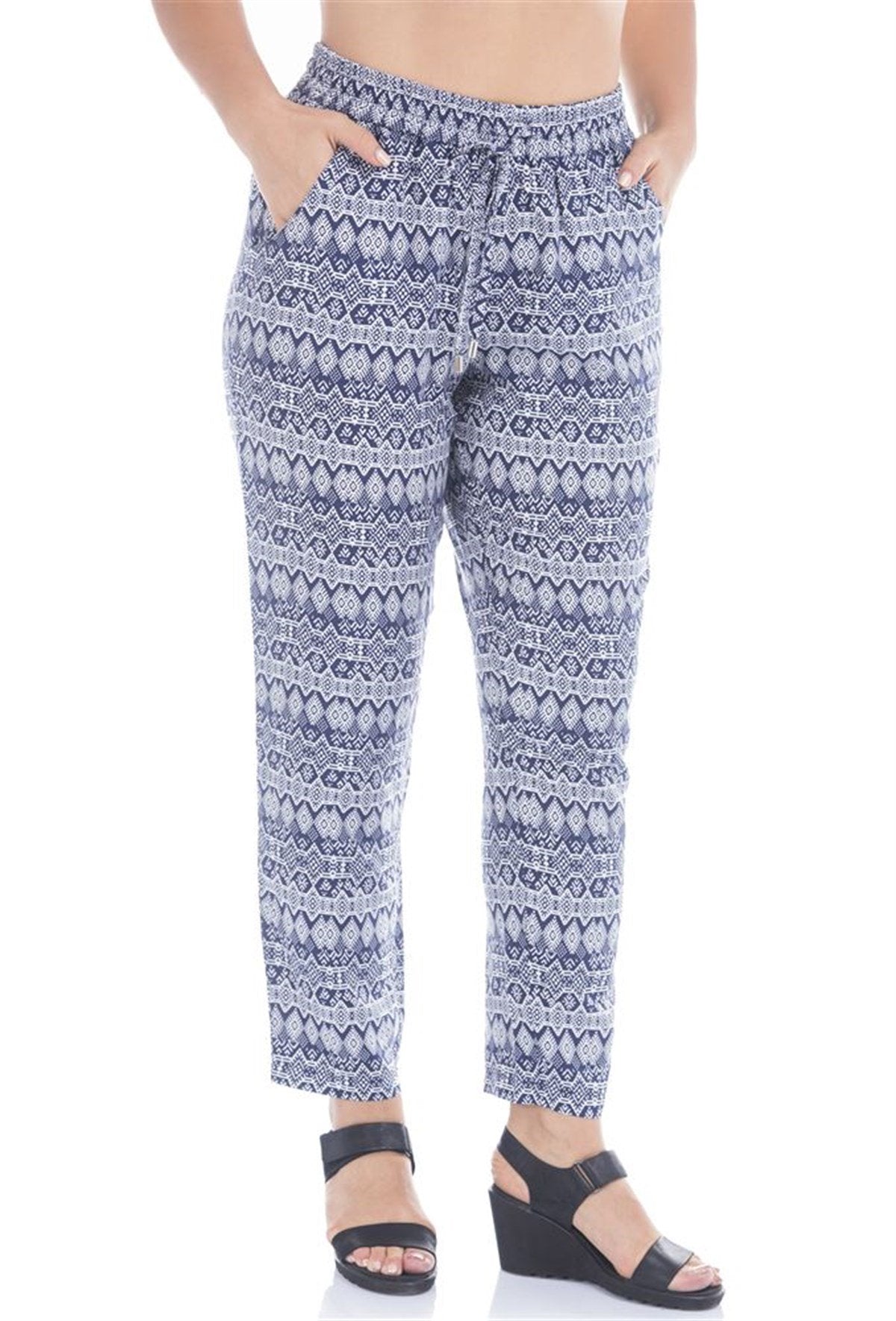 Beli Lastikli Cepli Havuç Pantolon