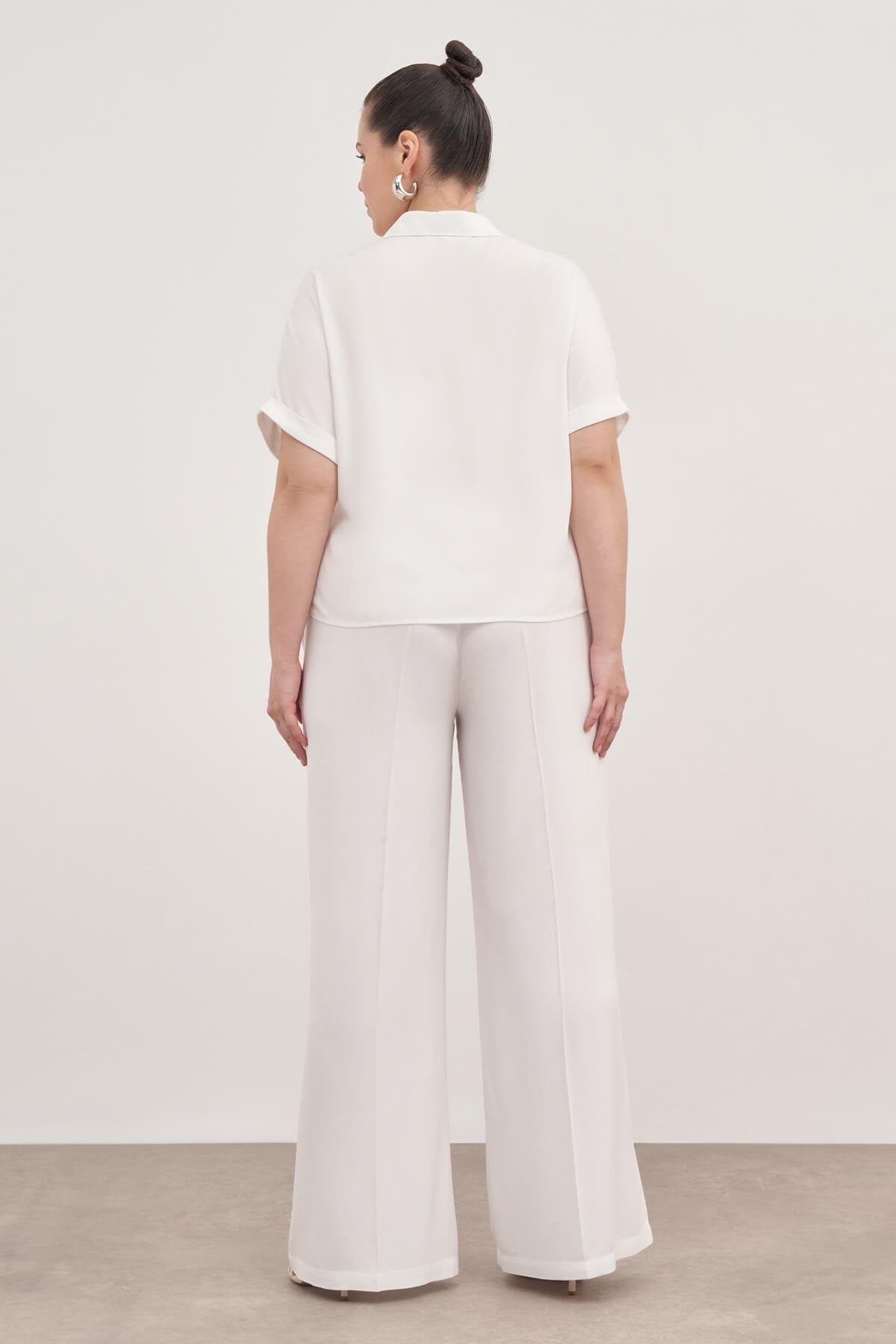 Beli Lastikli Cepli Palazzo Pantolon