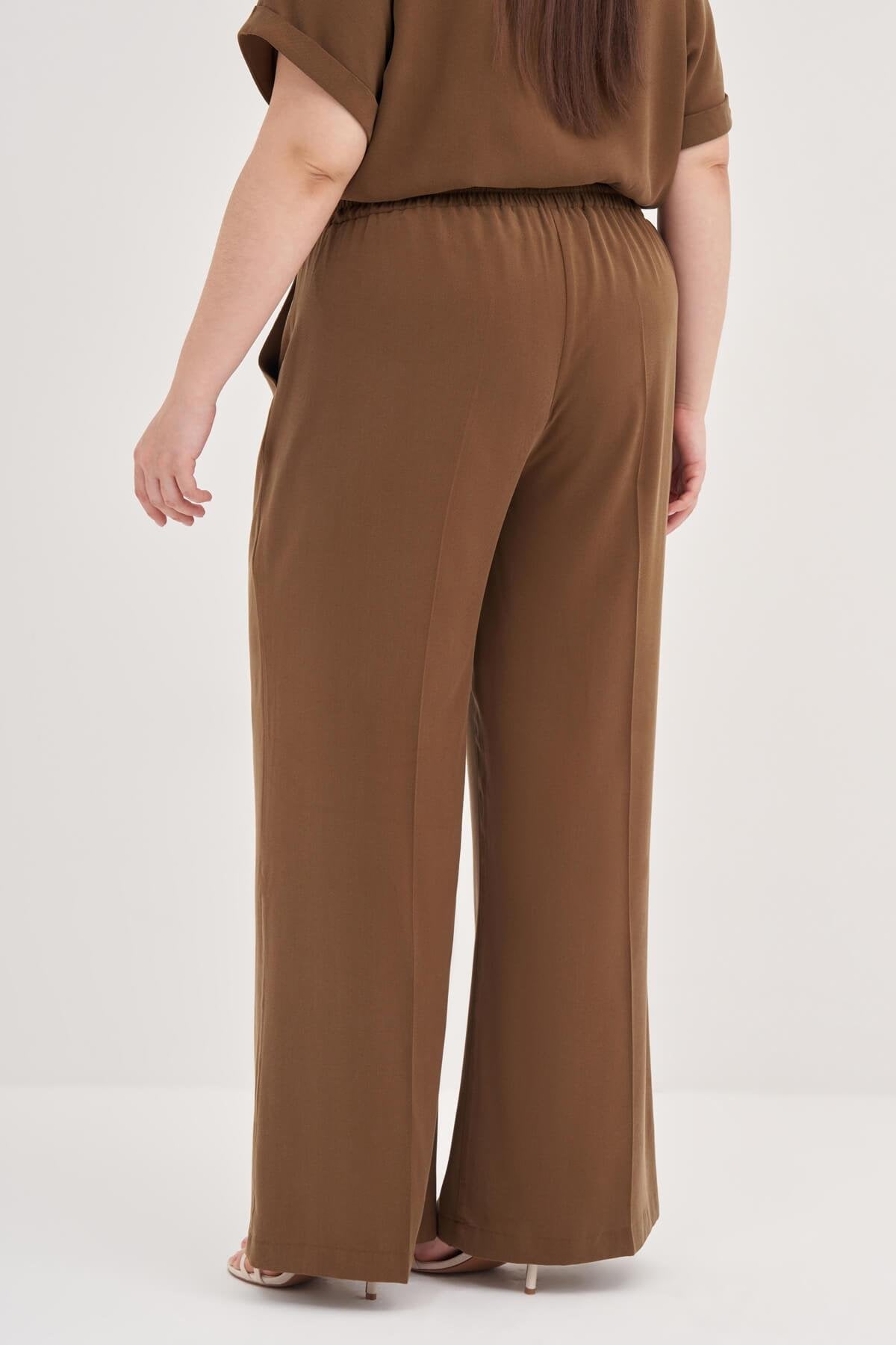 Beli Lastikli Cepli Palazzo Pantolon