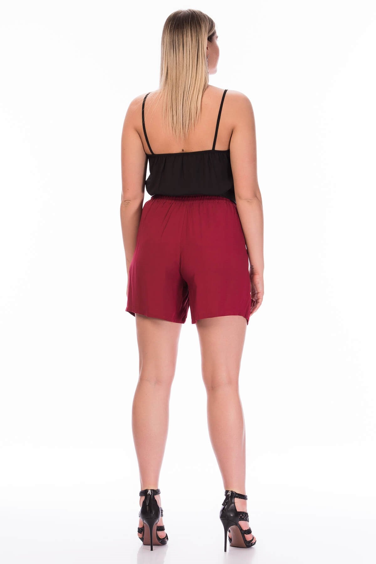 Beli Lastikli Cepli Şort