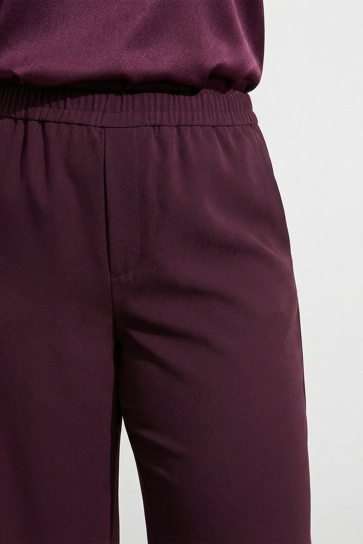 Beli Lastikli Geniş Paça Pantolon