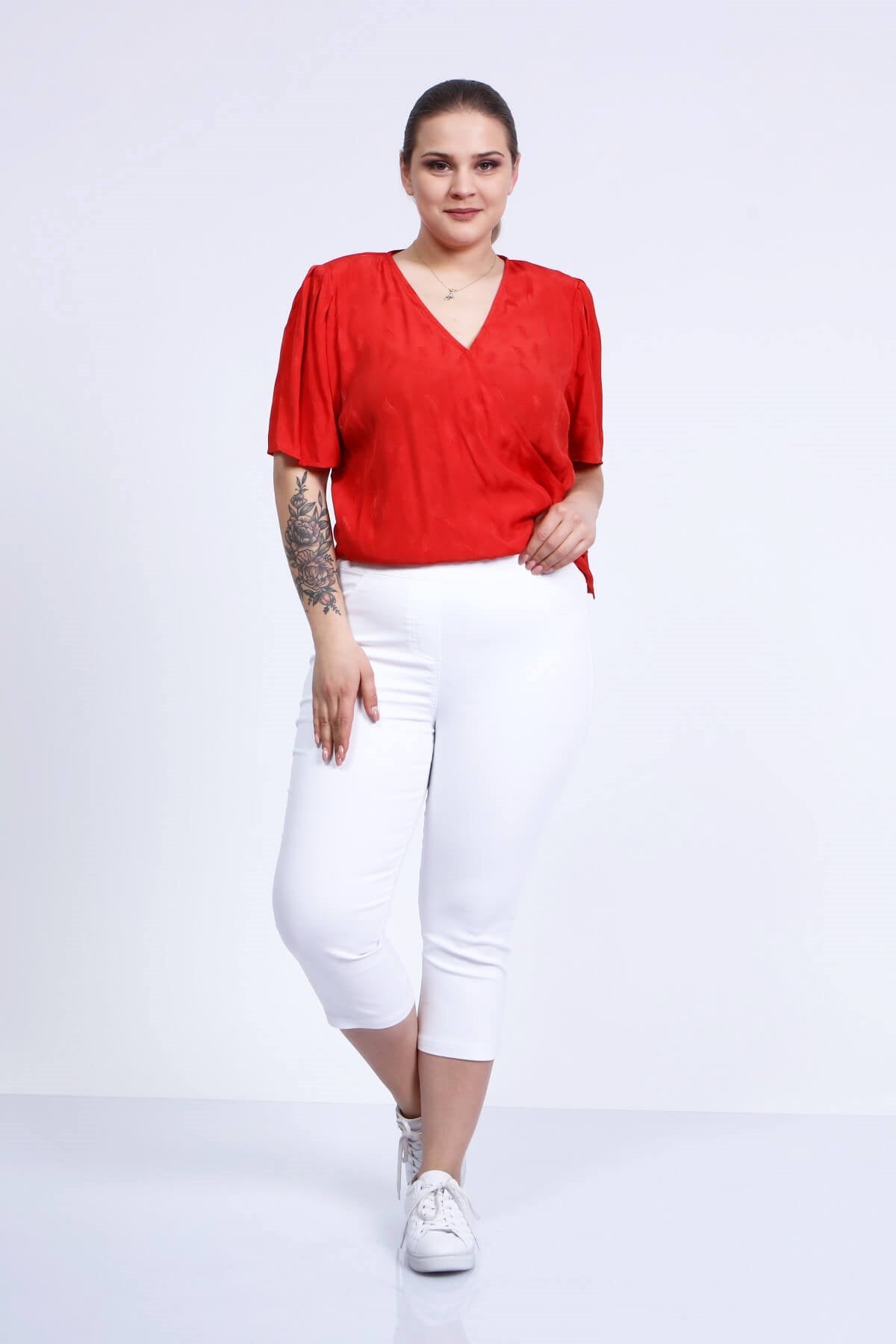 Beli Lastikli Kapri Pantolon