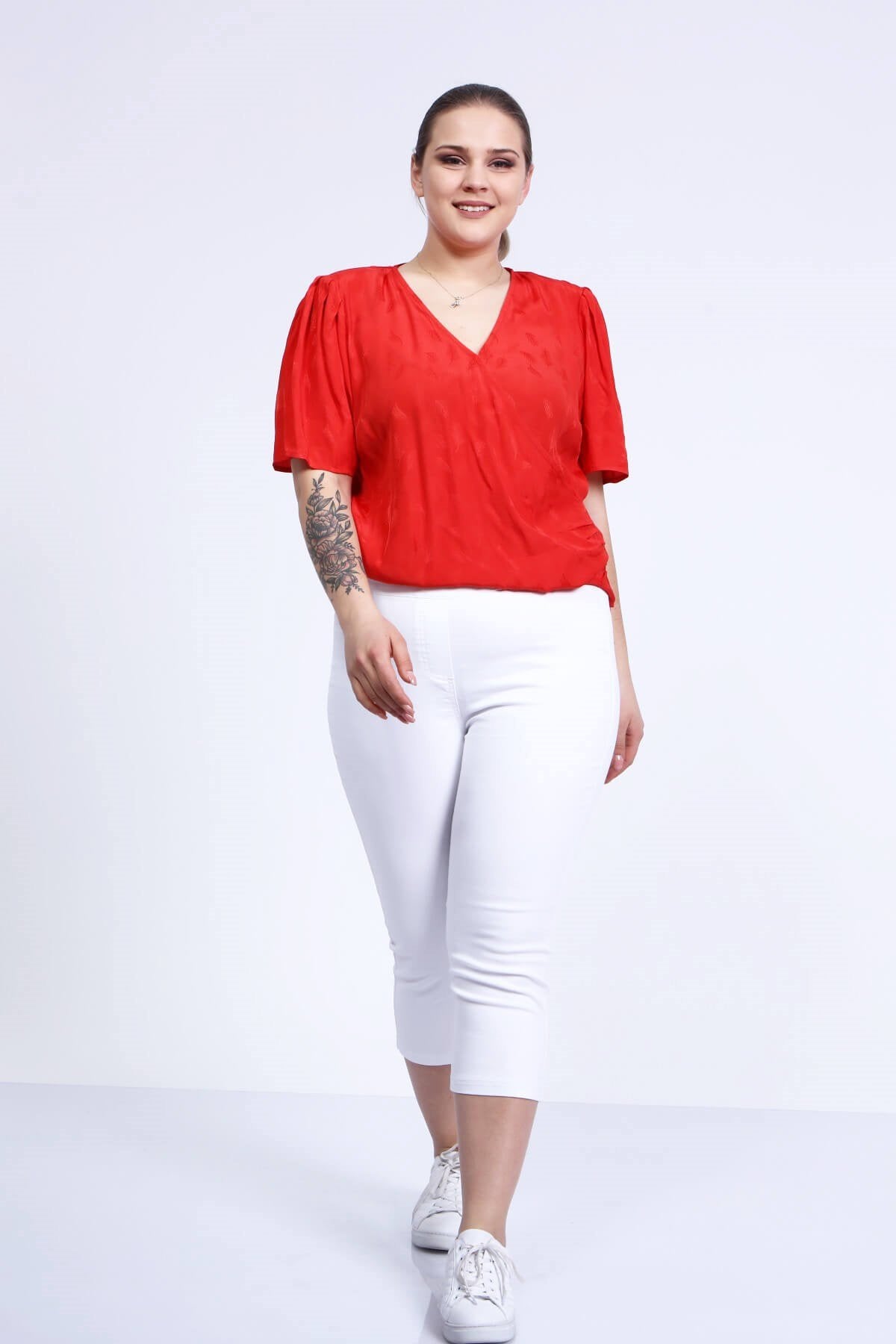 Beli Lastikli Kapri Pantolon