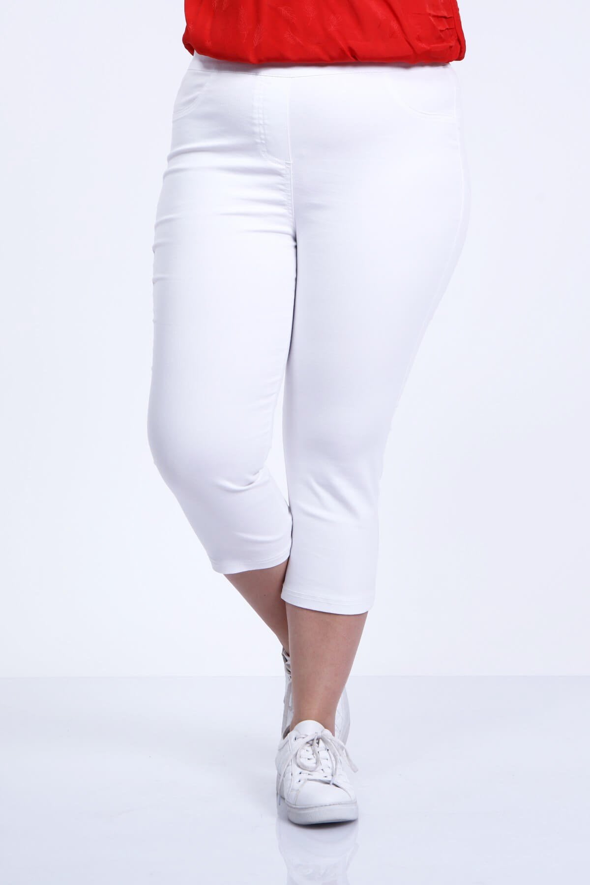 Beli Lastikli Kapri Pantolon