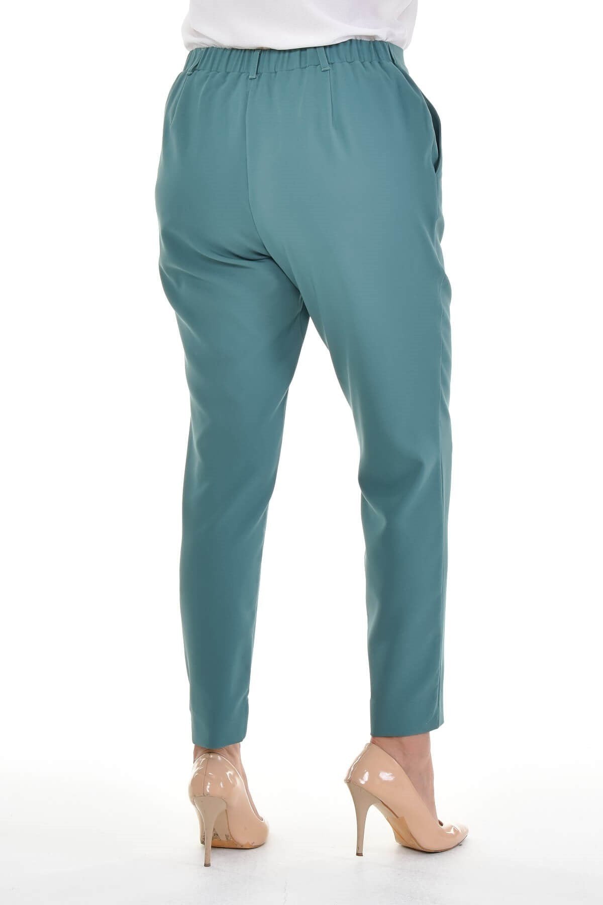 Beli Lastikli Slim Fit Klasik Pantolon