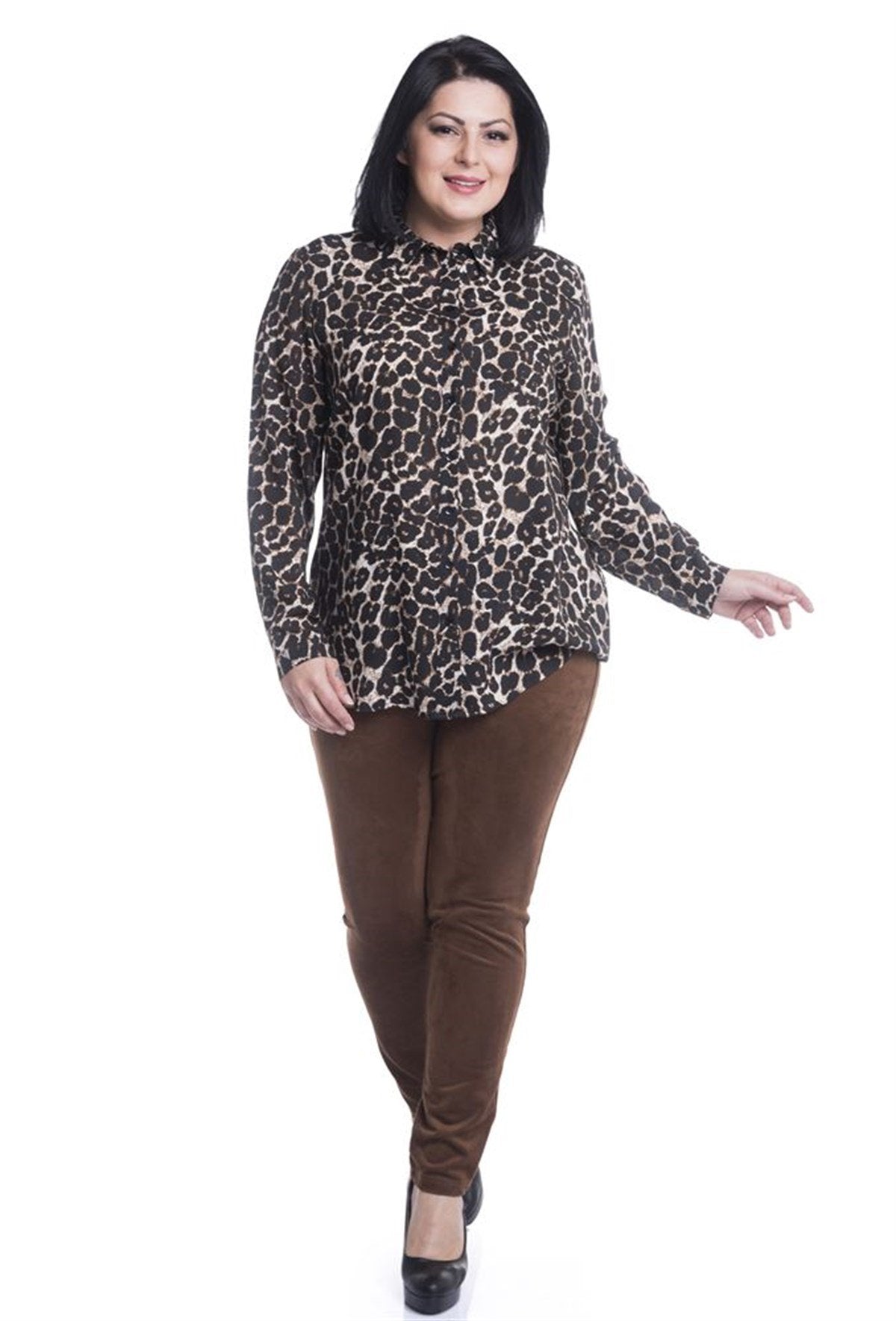 Beli Lastikli Süet Pantolon