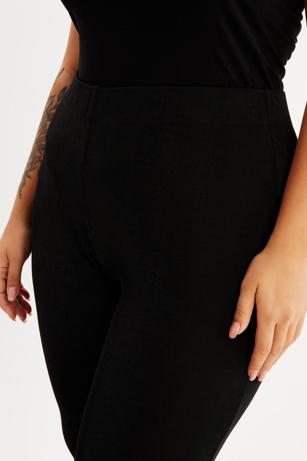 Buzzy Beli Lastikli İspanyol Paça Pantolon