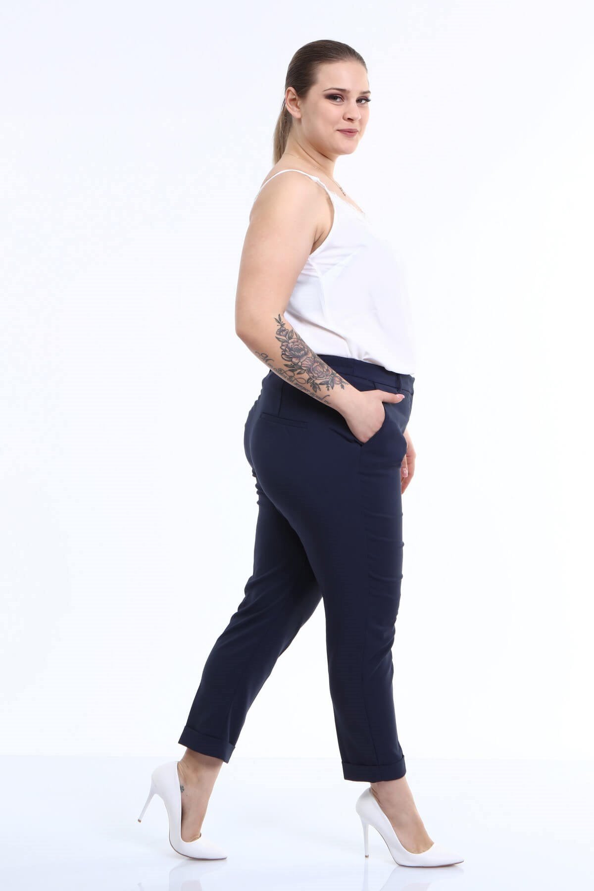 Cep Detaylı Slim Fit Klasik Pantolon