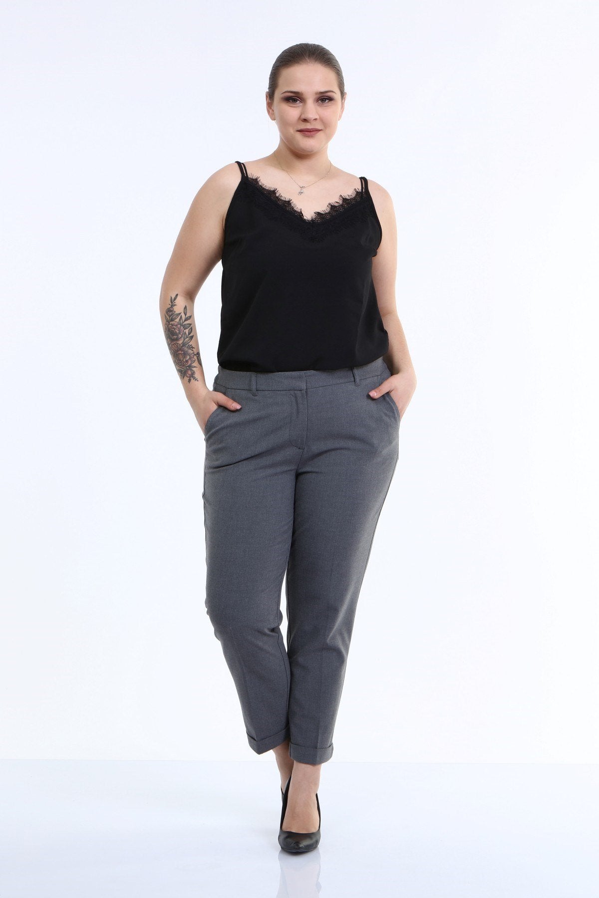 Cep Detaylı Slim Fit Klasik Pantolon