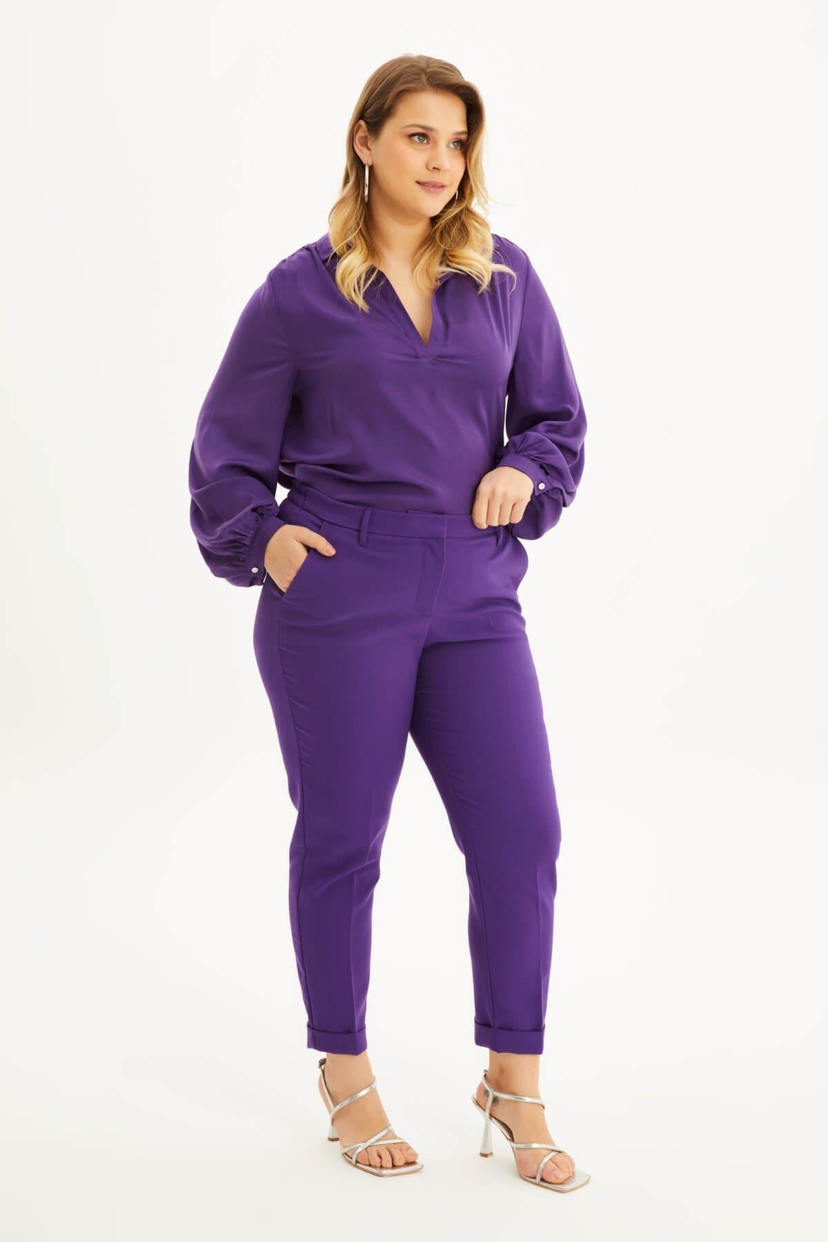 Cep Detaylı Slim Fit Klasik Pantolon