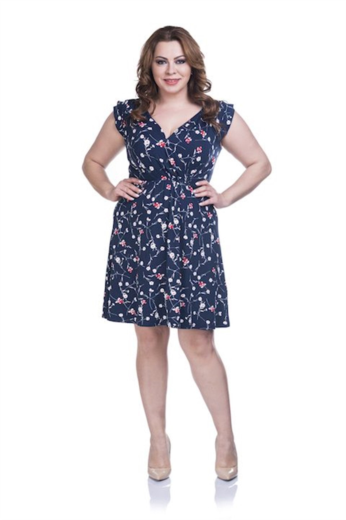 Çiçek Desenli Elbise