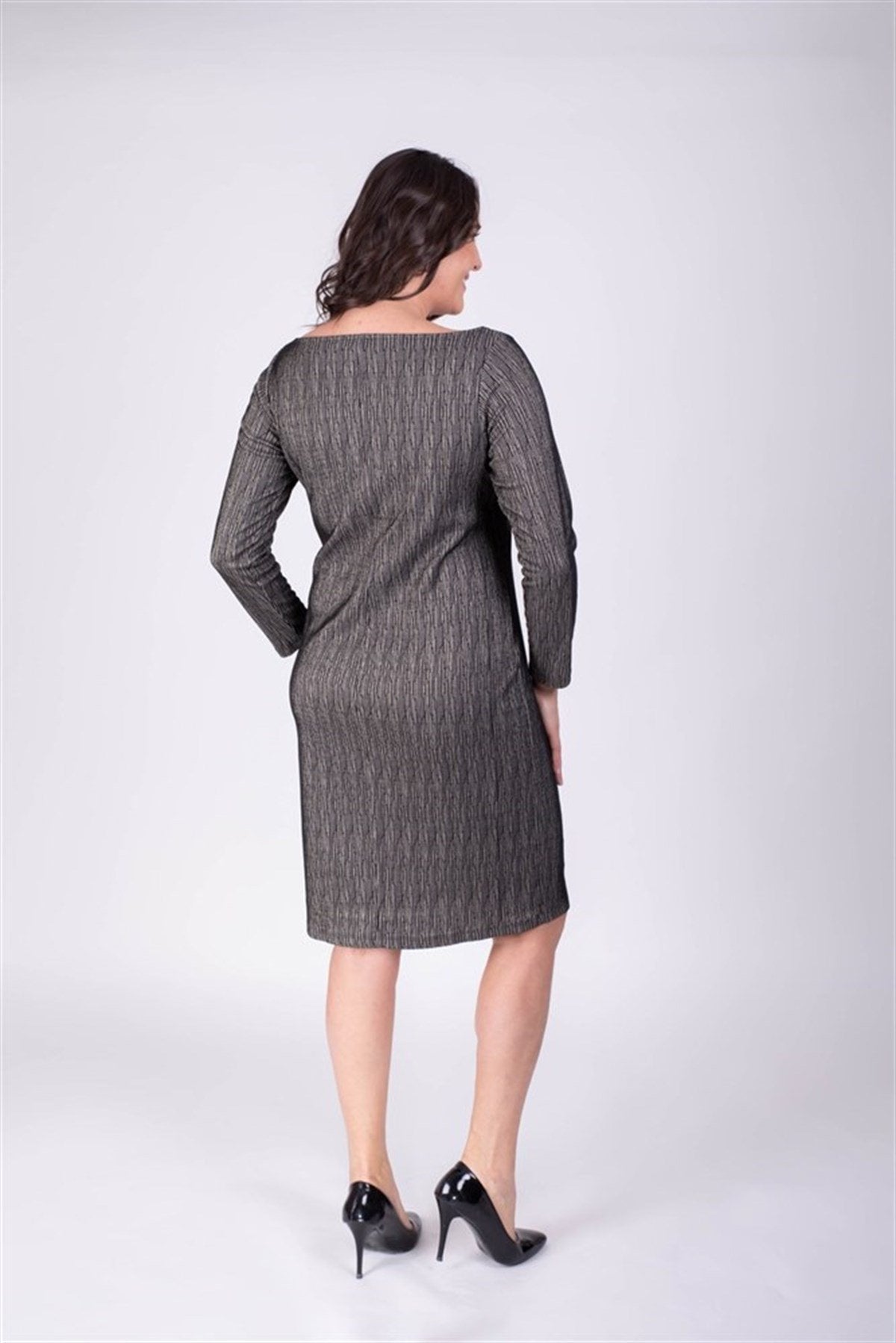 Damla Yaka Simli Elbise