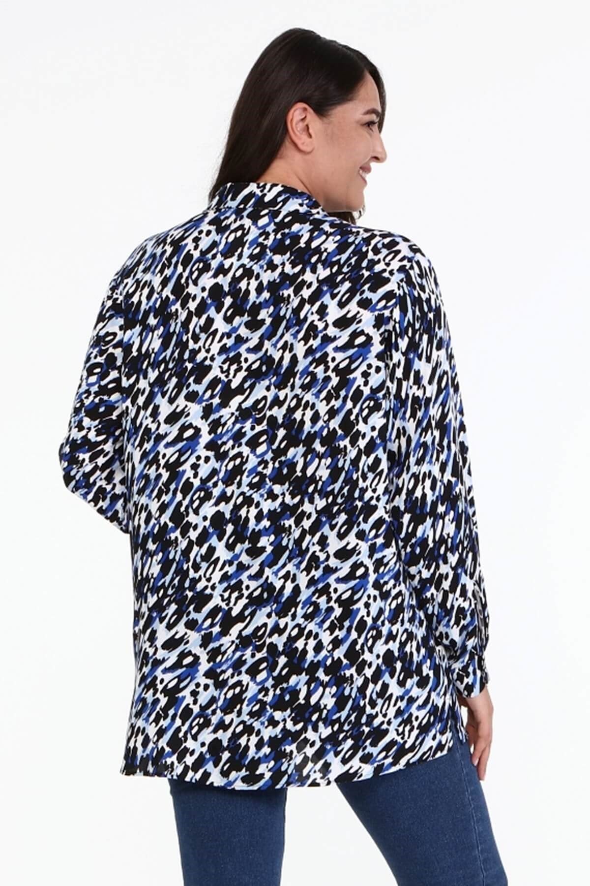 Desenli Uzun Kollu Gömlek