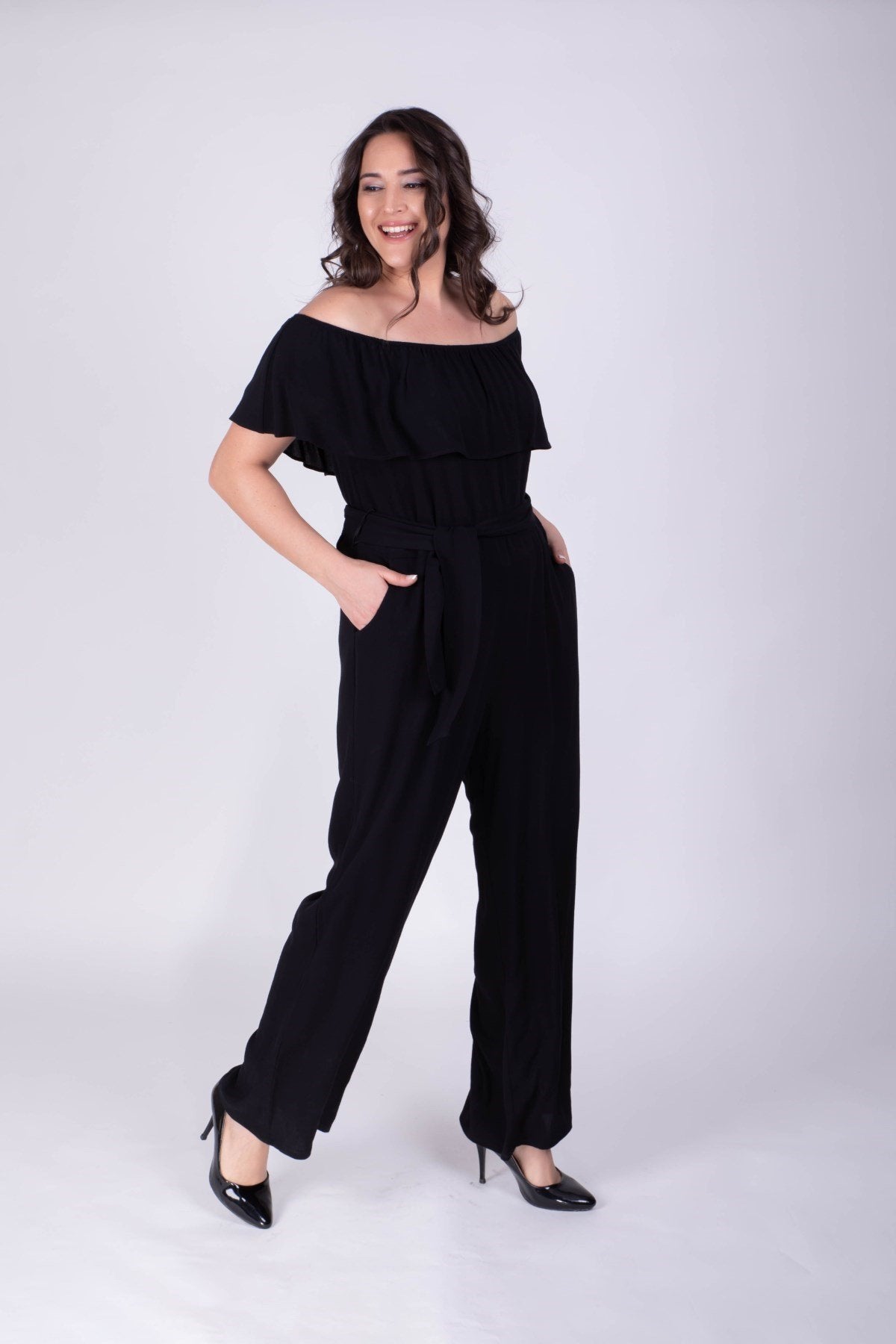 Düşük Omuzlu Tulum