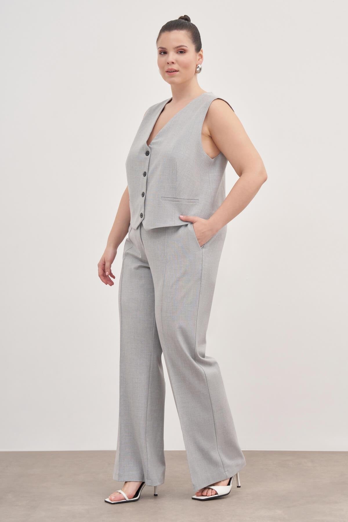 Düz Kesim Klasik Pantolon