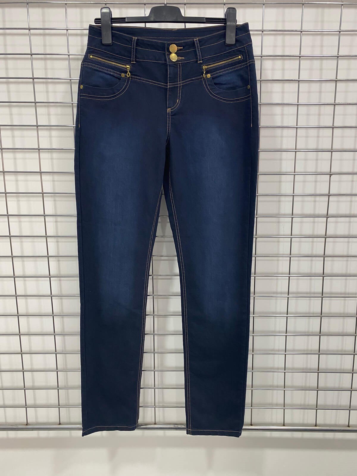 Fermuar Detaylı Denim Pantolon