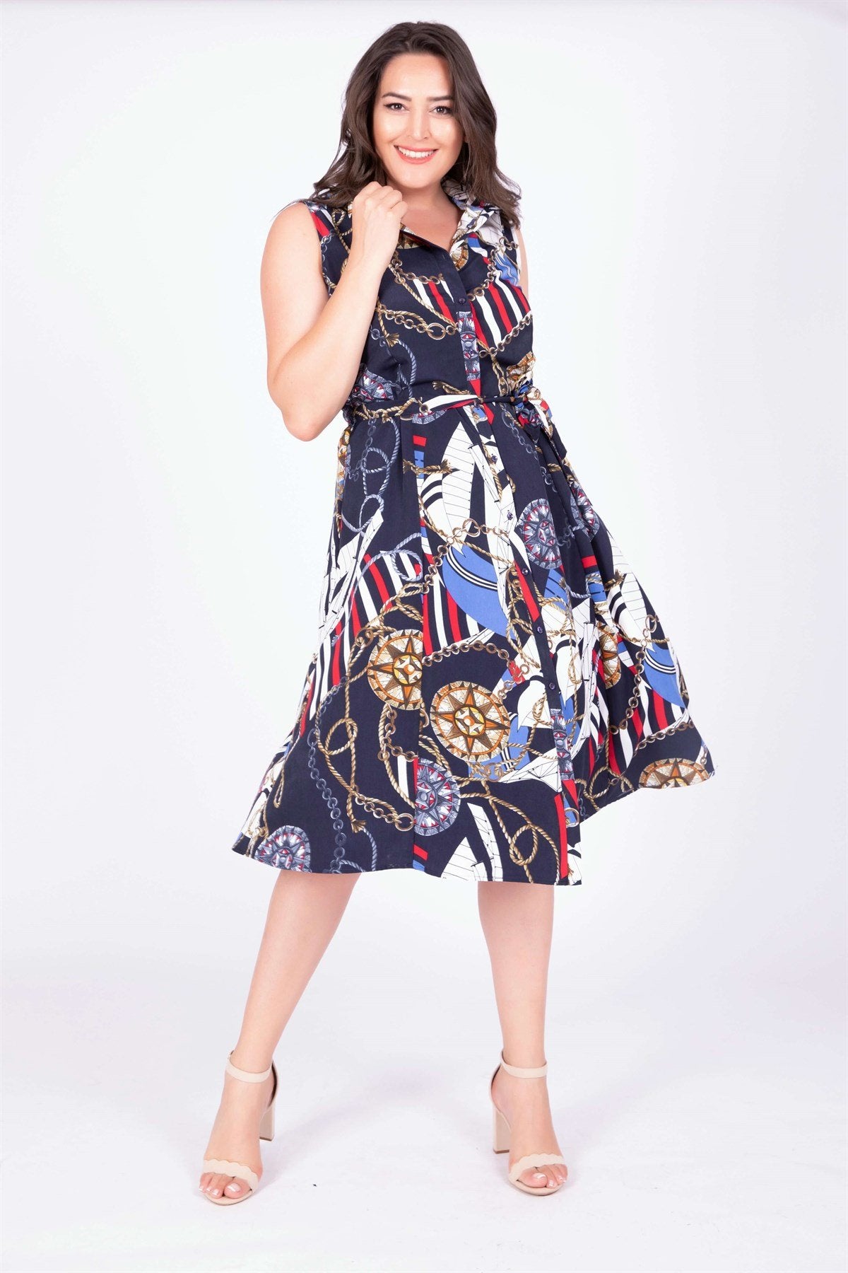 Kolsuz Gömlek Elbise