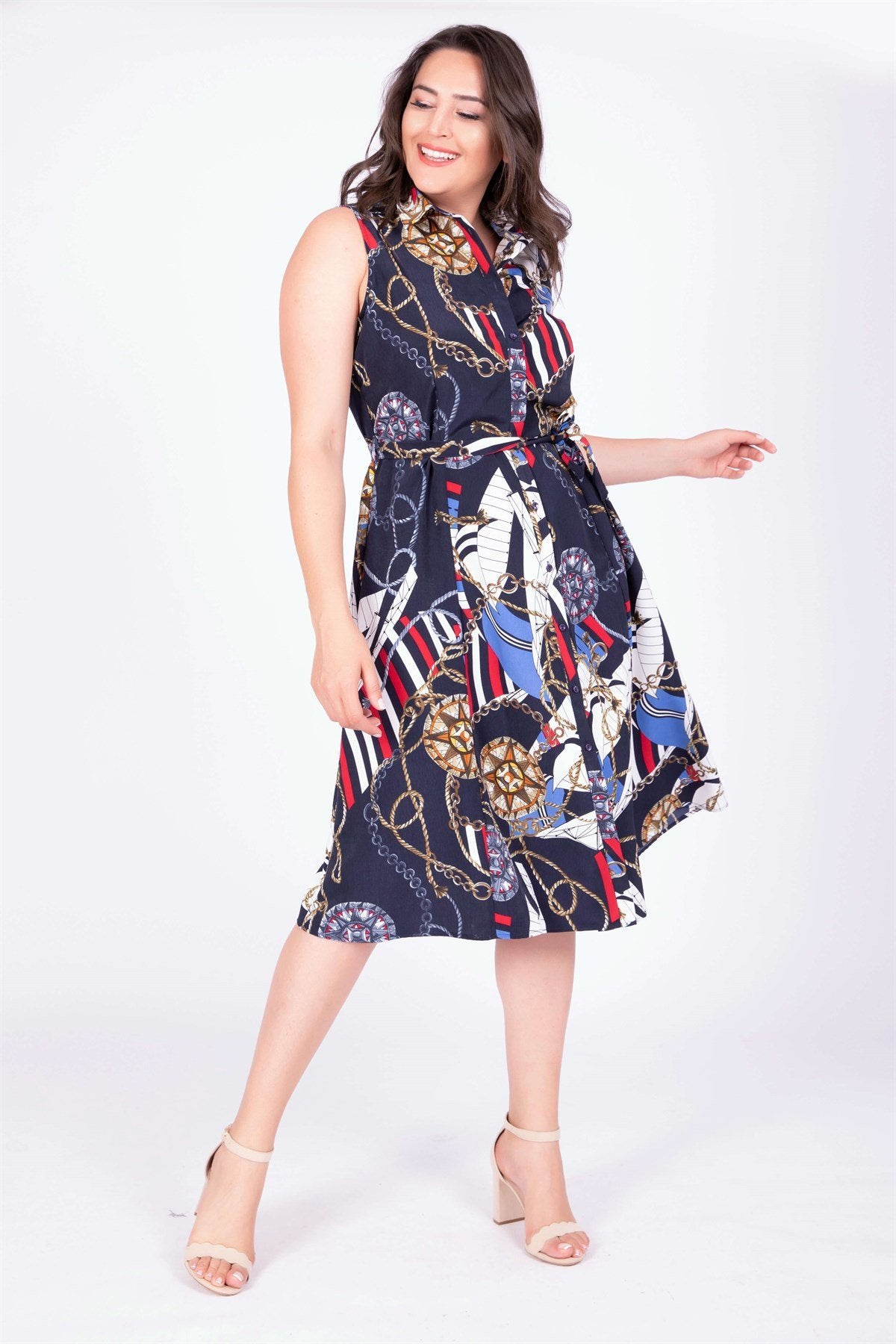 Kolsuz Gömlek Elbise