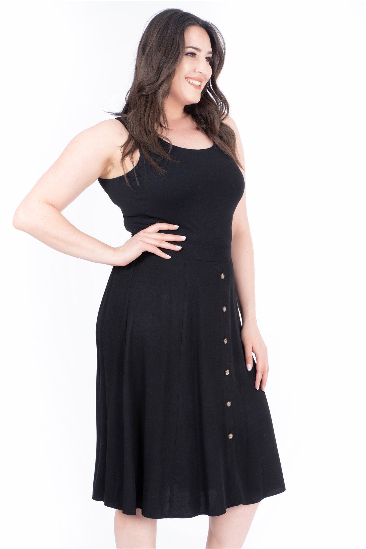 Önden Düğmeli Etek