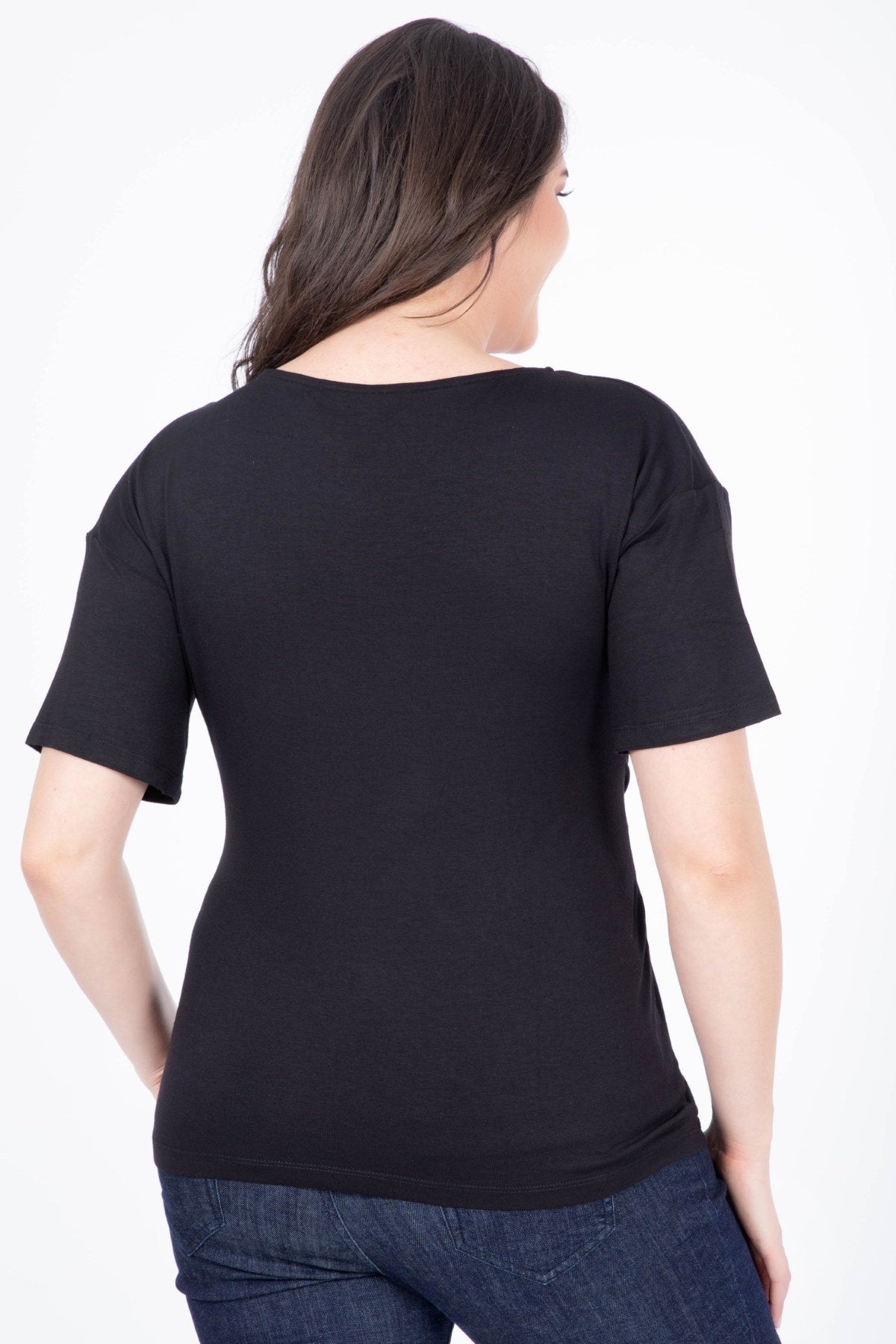 Önü Kuşaklı Tişört