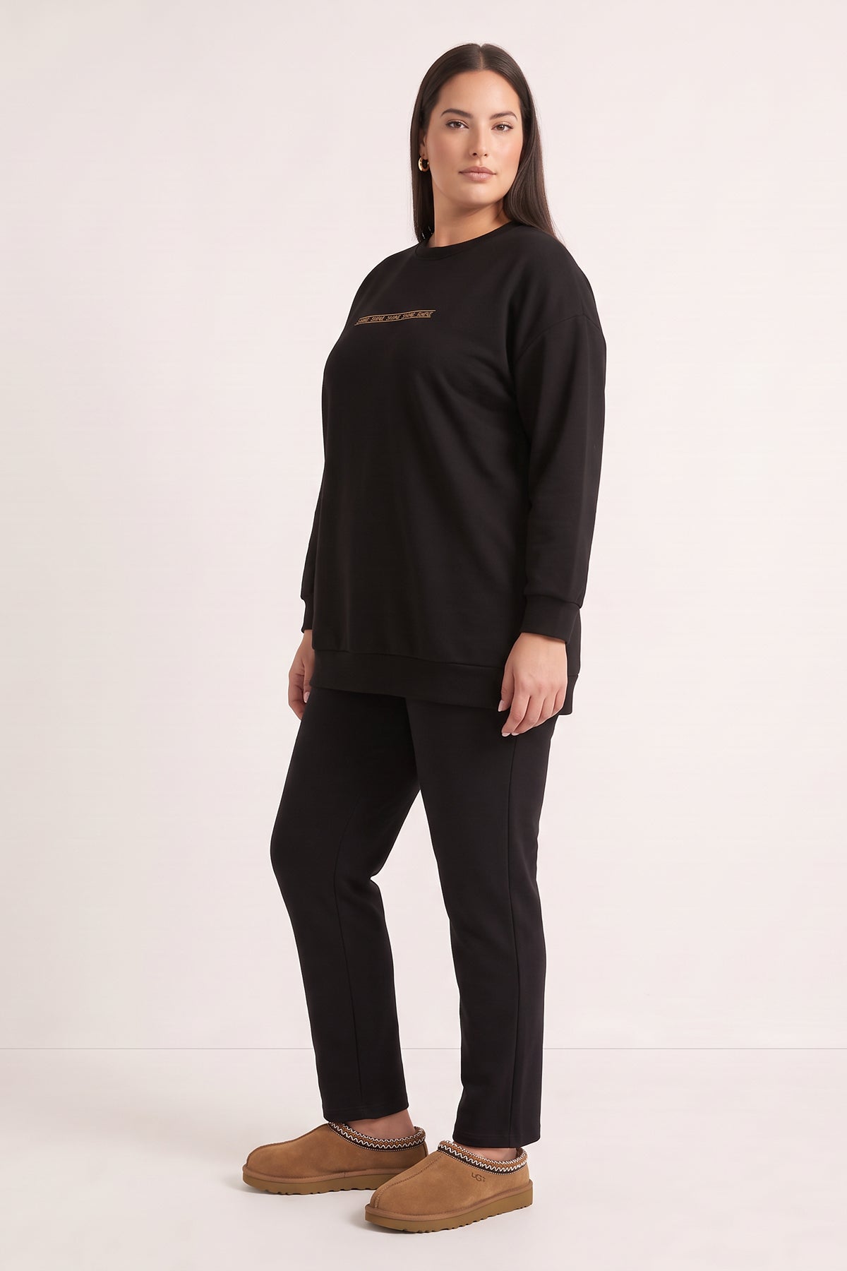 Örme Baskılı Sweatshirt