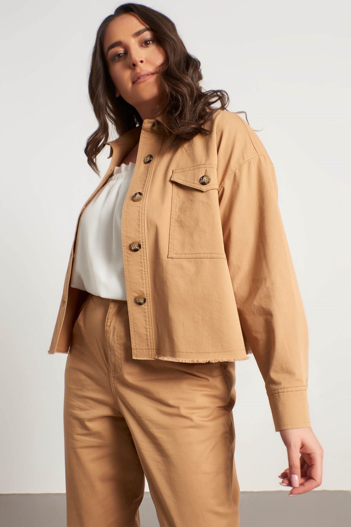 Oversize İnce Ceket