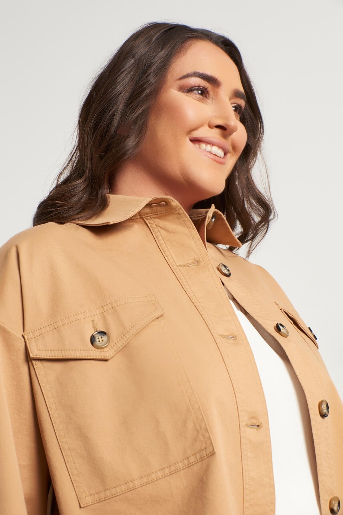 Oversize İnce Ceket