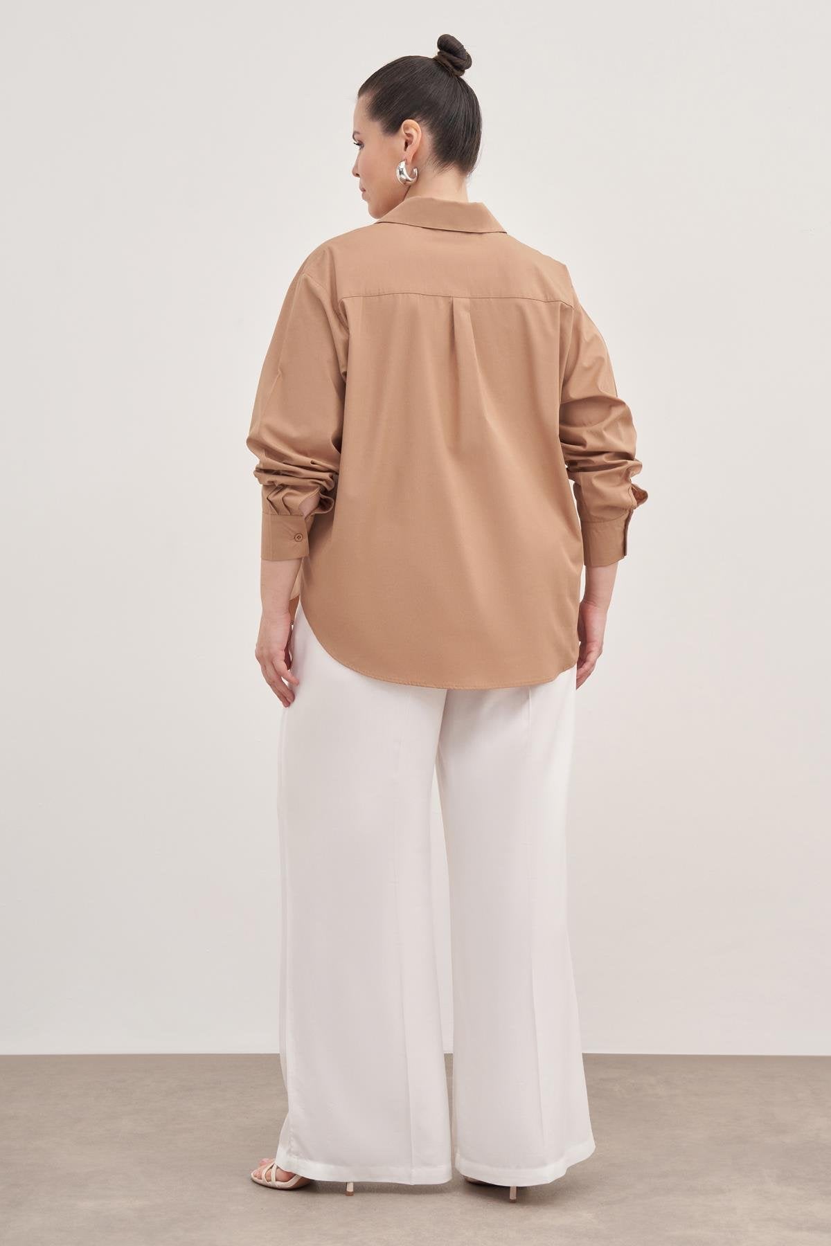 Oversize Poplin Gömlek