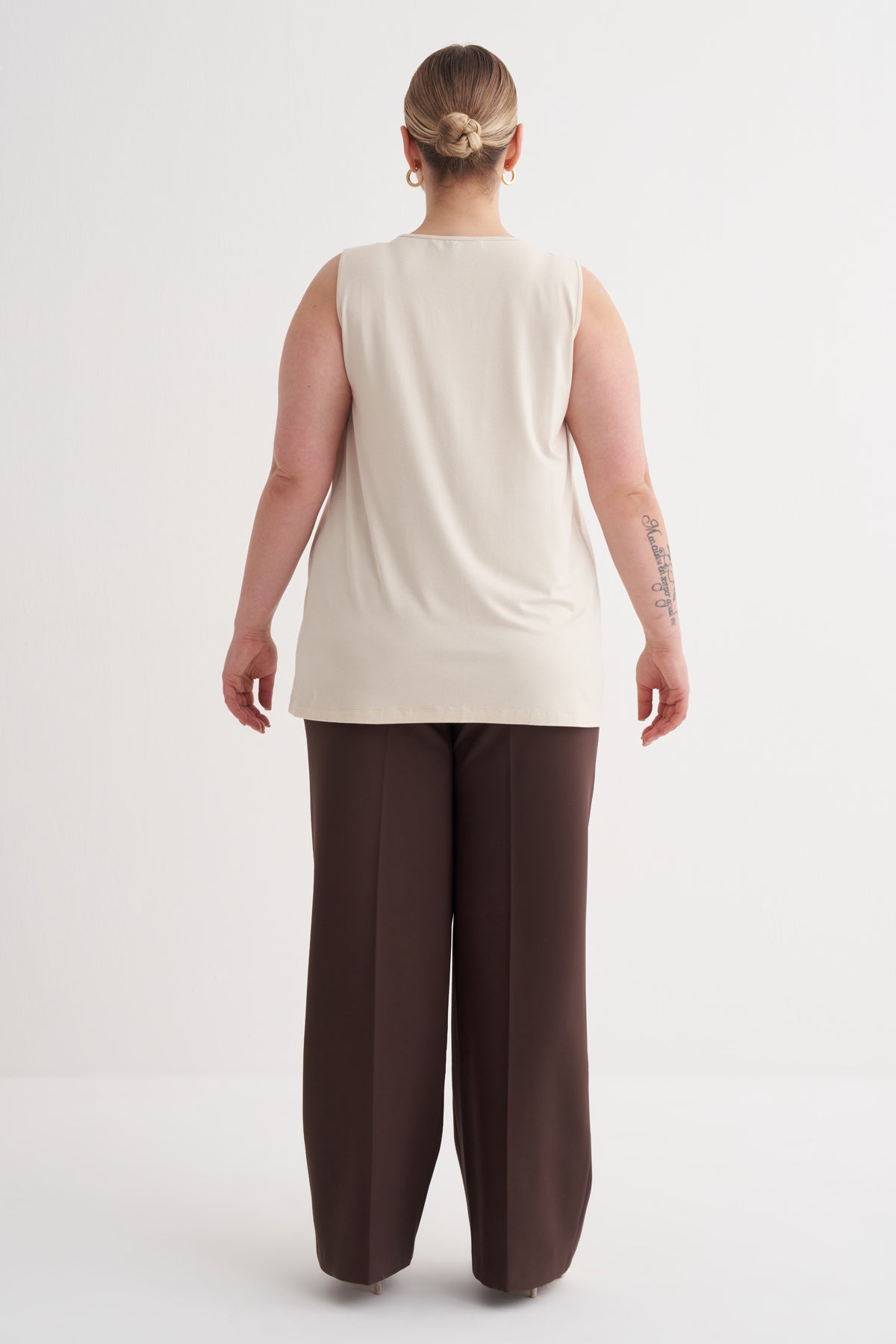 Pile Detaylı Örme Bluz