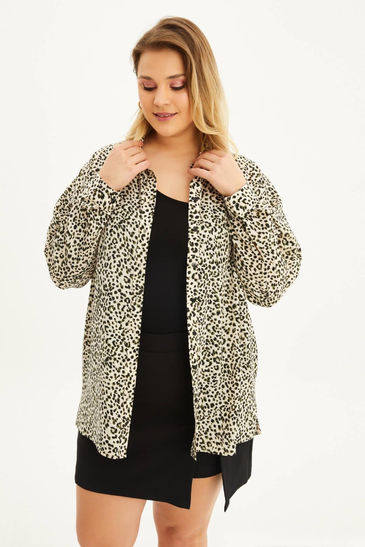 Saten Uzun Kollu Gömlek