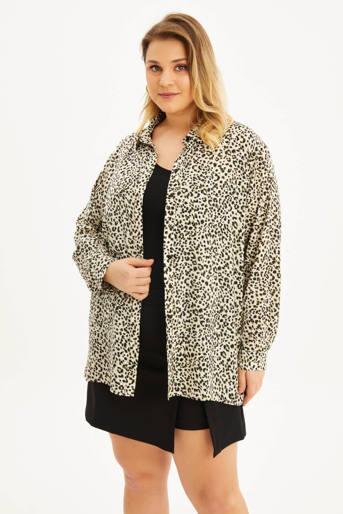 Saten Uzun Kollu Gömlek