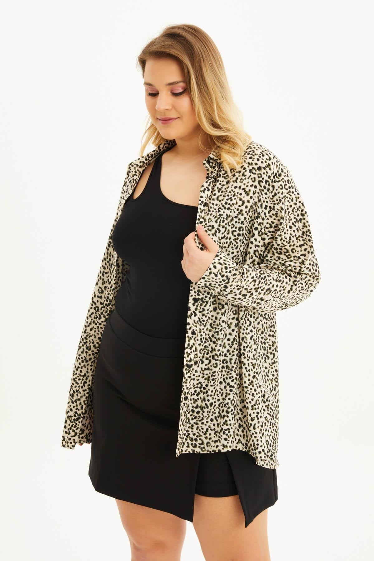 Saten Uzun Kollu Gömlek