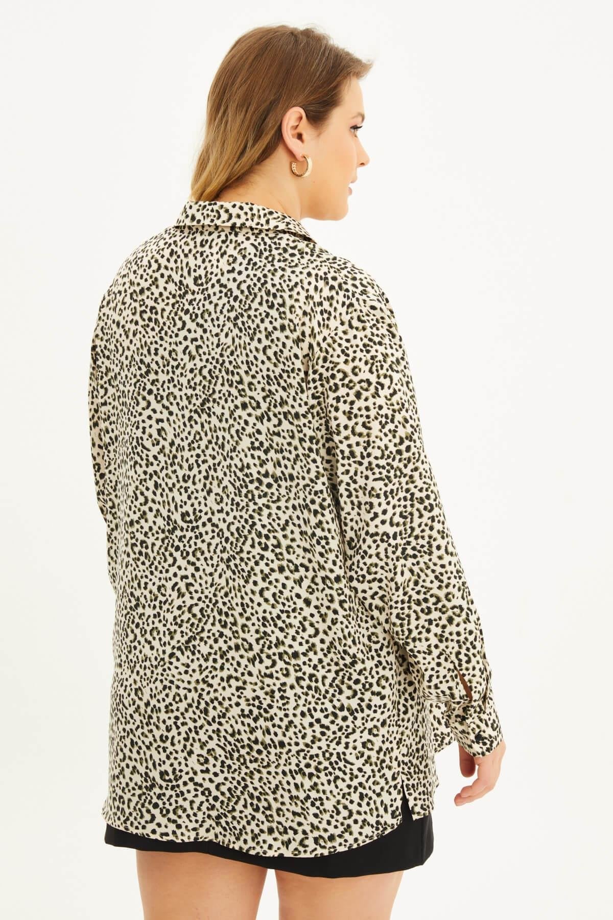 Saten Uzun Kollu Gömlek