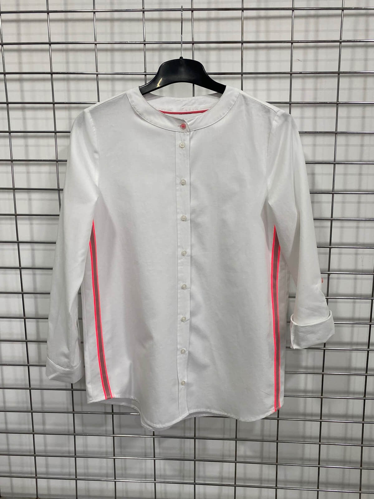 Şerit Detaylı Uzun Kollu Gömlek